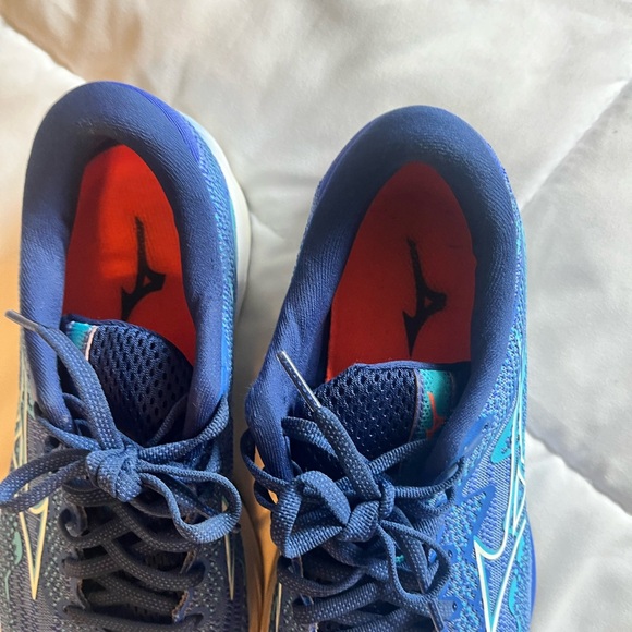 Mizuno Women’s Wave Rider 27 Blue Running Shoes Size 8 - Picture 4 of 6